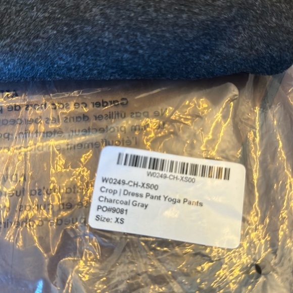 NWT Betabrand crop dress pant yoga pant charcoal gray size XS - Picture 7 of 7